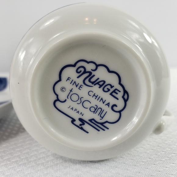 Nuage Fine China Tea Cup And Saucer Tuscany Japan - Picture 2 of 8